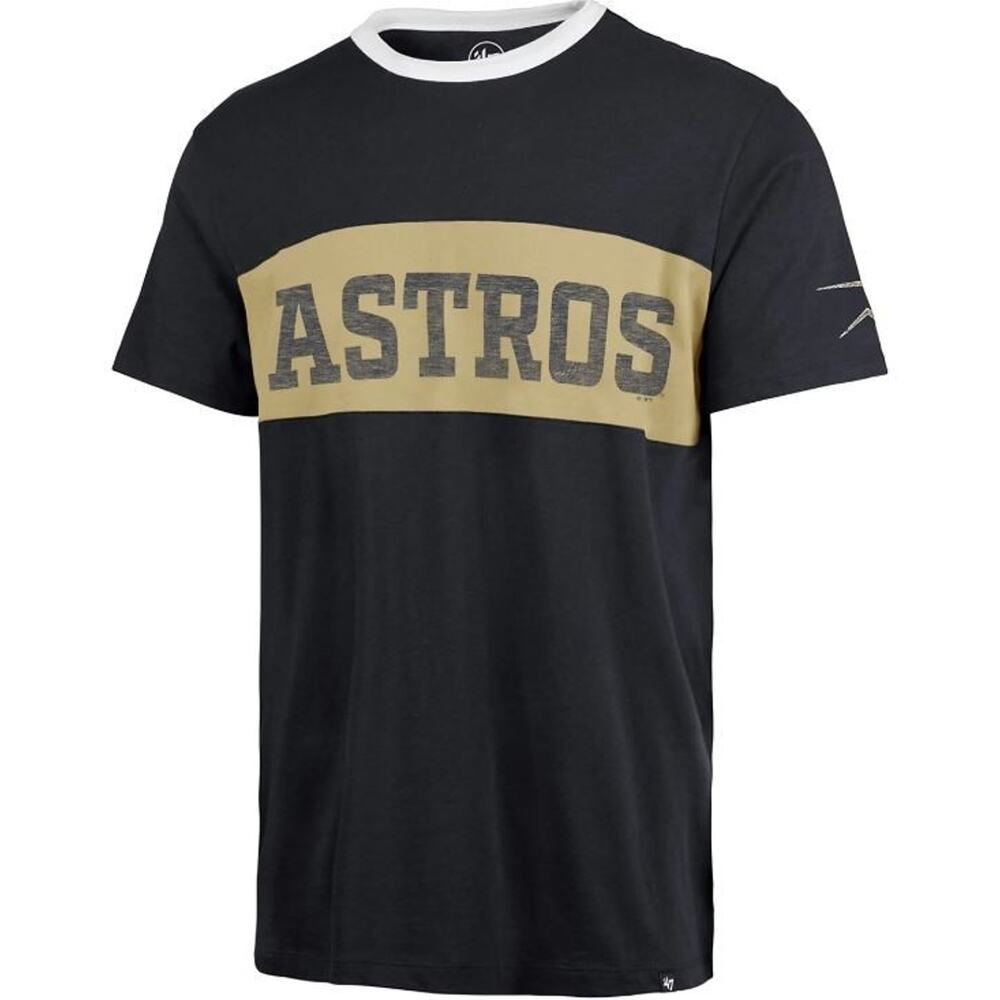 47 Brand Men's Houston Astros Vintage Dbl Header Closer Parker Tee Navy SM $48‎